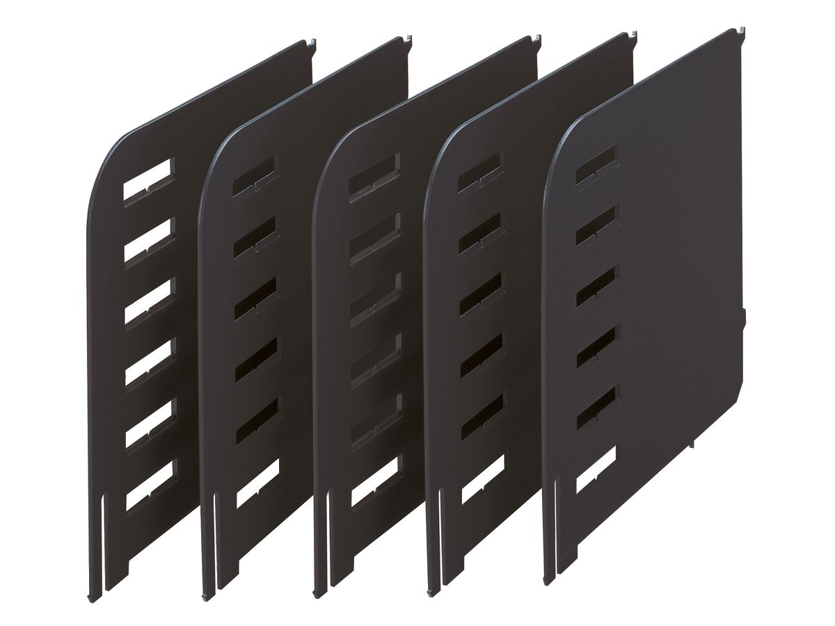 STYRO Trennwände Styrorac 280-3015.95 schwarz 5 Stück (7612176112482)