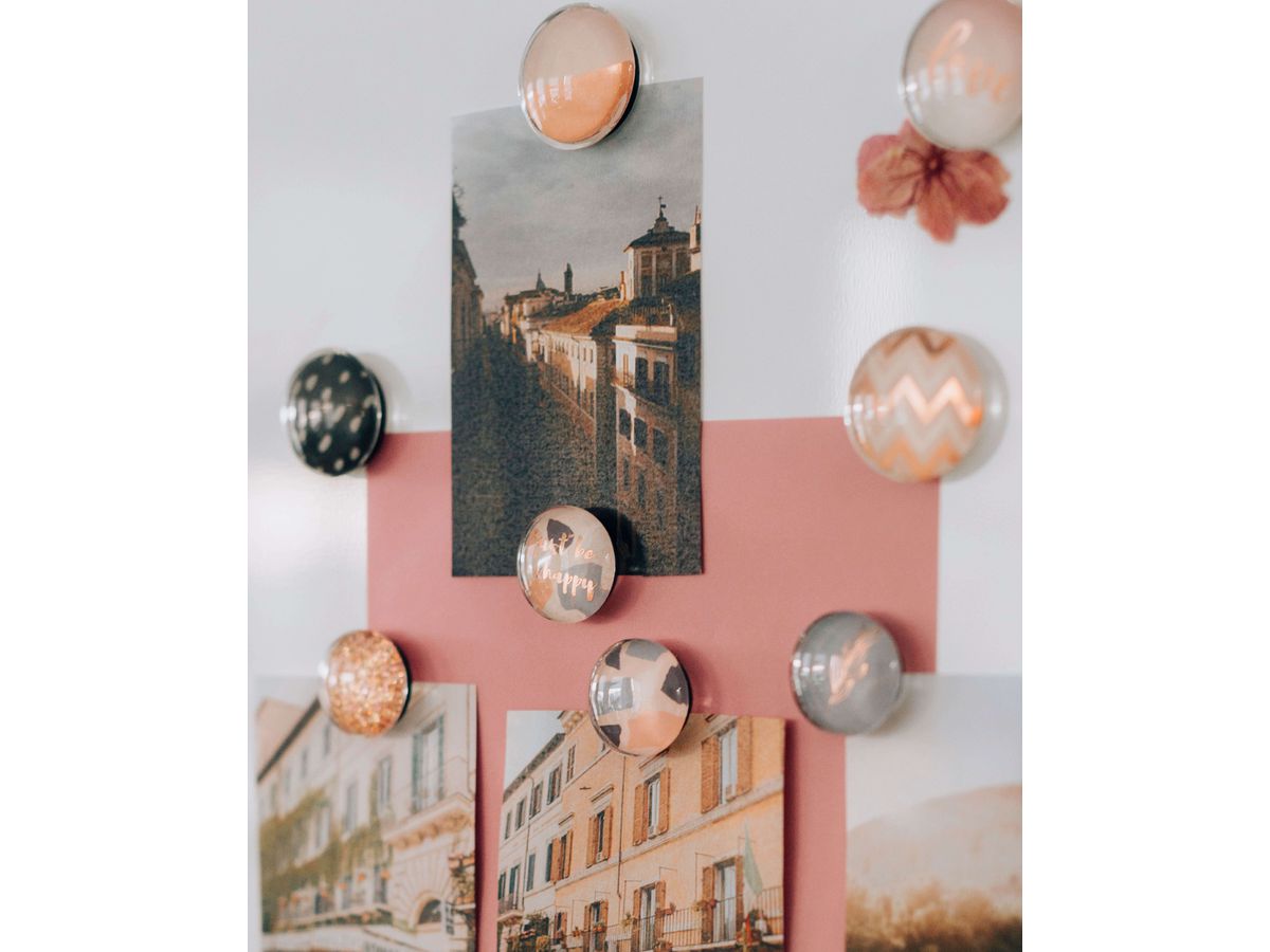 I AM CREATIVE Aimant Fresh Let`s Organize 4035.55 Verre, 3x1cm 6 pièces (7611983215522)