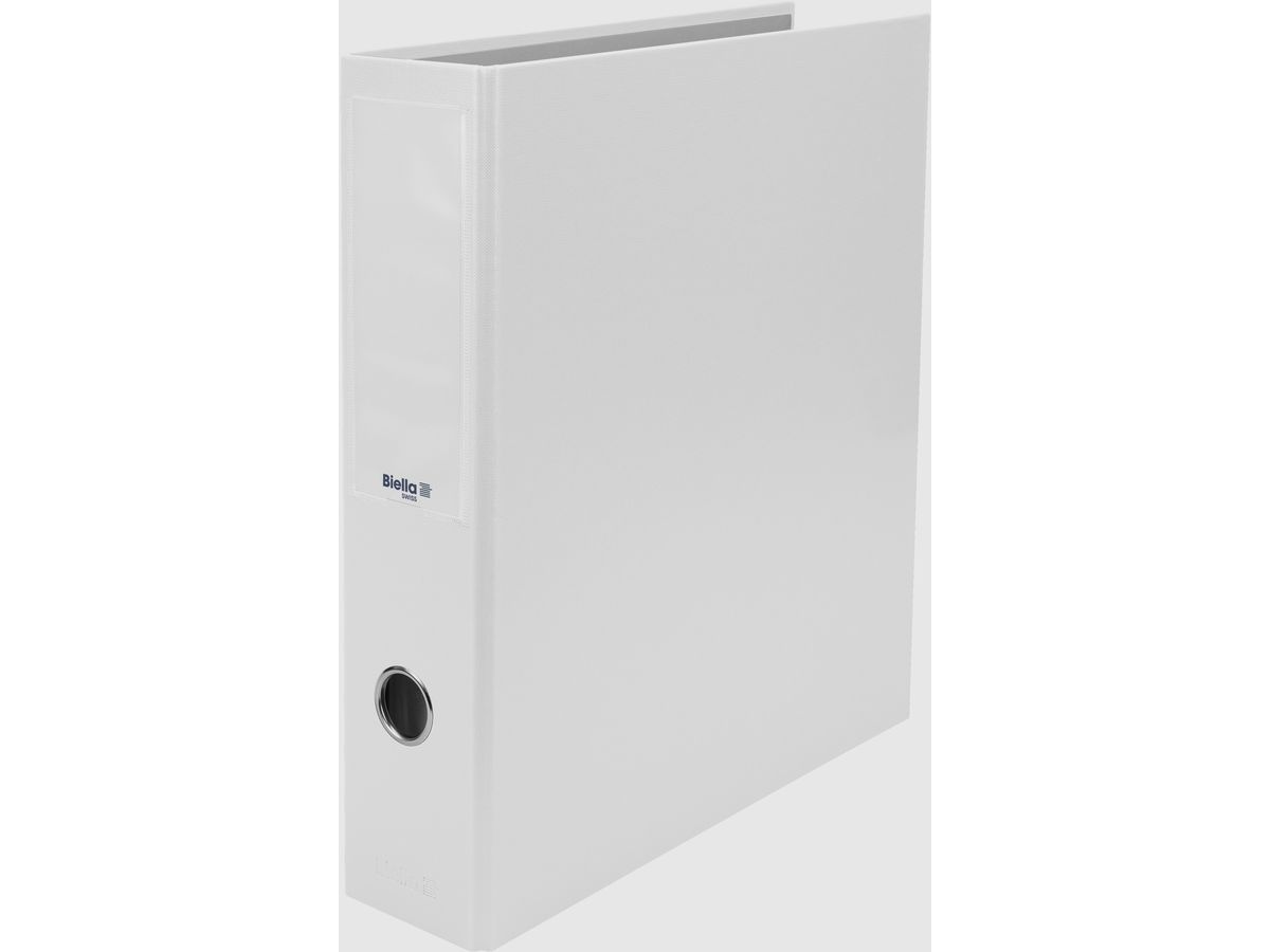 BIELLA Livre prés. Dinor-Quatro 7cm 12644701U blanc, 4-anneaux A4 (7611365256068)
