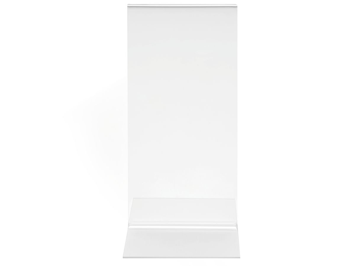 DEFLECTO Présentoir Table Acrylique DIN 43110 droite, vertical (0079916451015)
