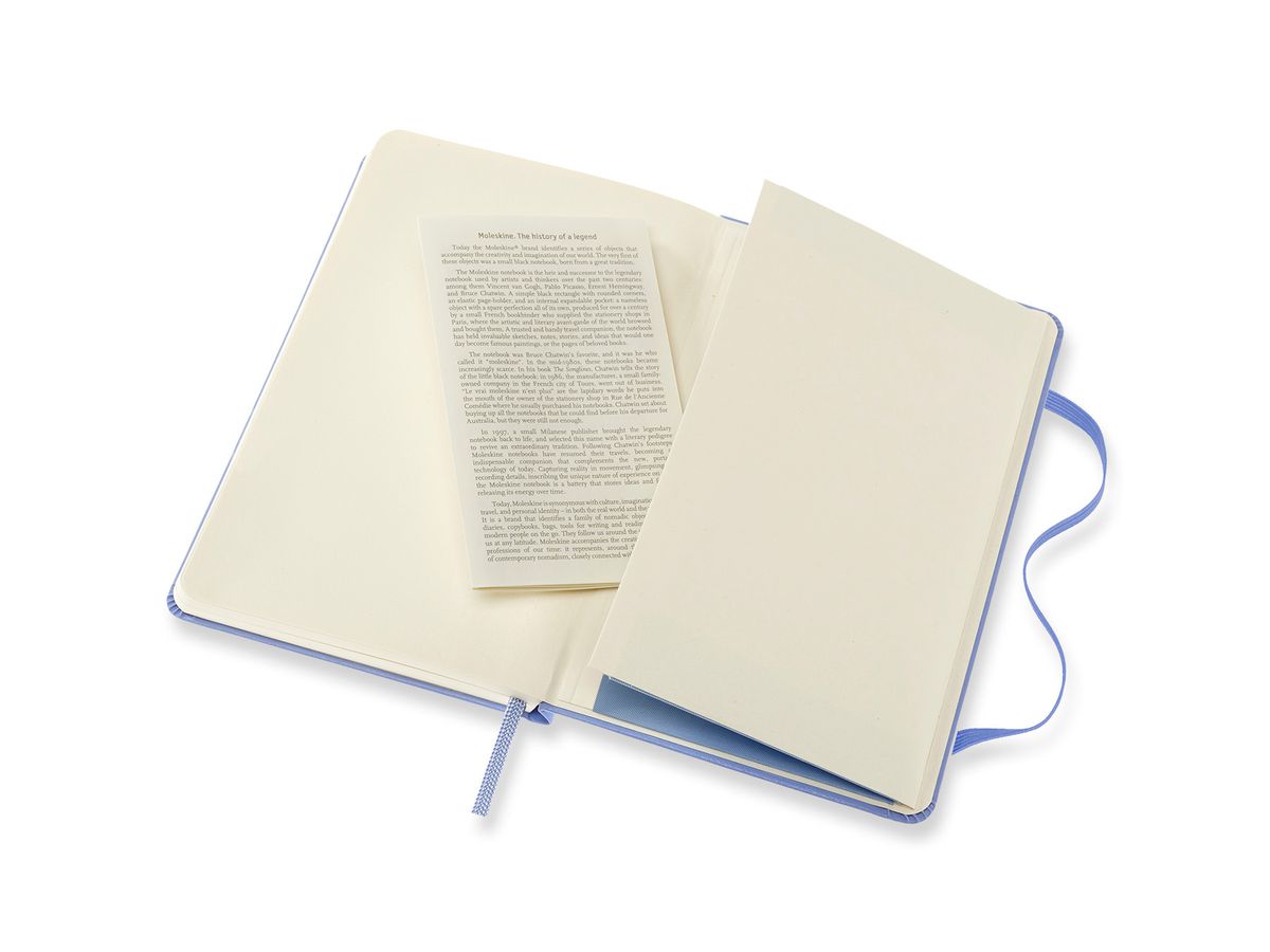 MOLESKINE Notizbuch HC Pocket/A6 850796 liniert,hortensienblau,192 S. (8056420850796)