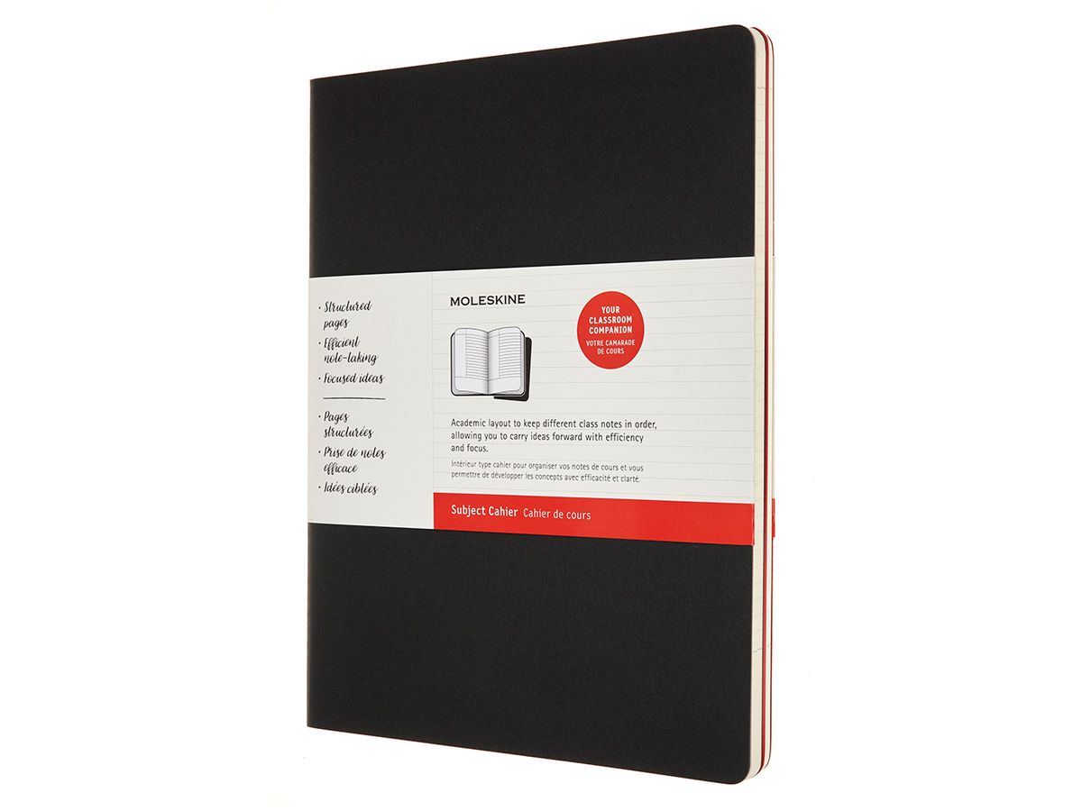 MOLESKINE Notizheft Karton A4 602510 liniert,BK/cranb.,120S. 2 Stk. (8053853602510)