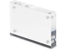 DEFLECTO Magnet. Acrylblock 95x65mm MCHBC11 transparent 2x7.5mm (5055425953634)