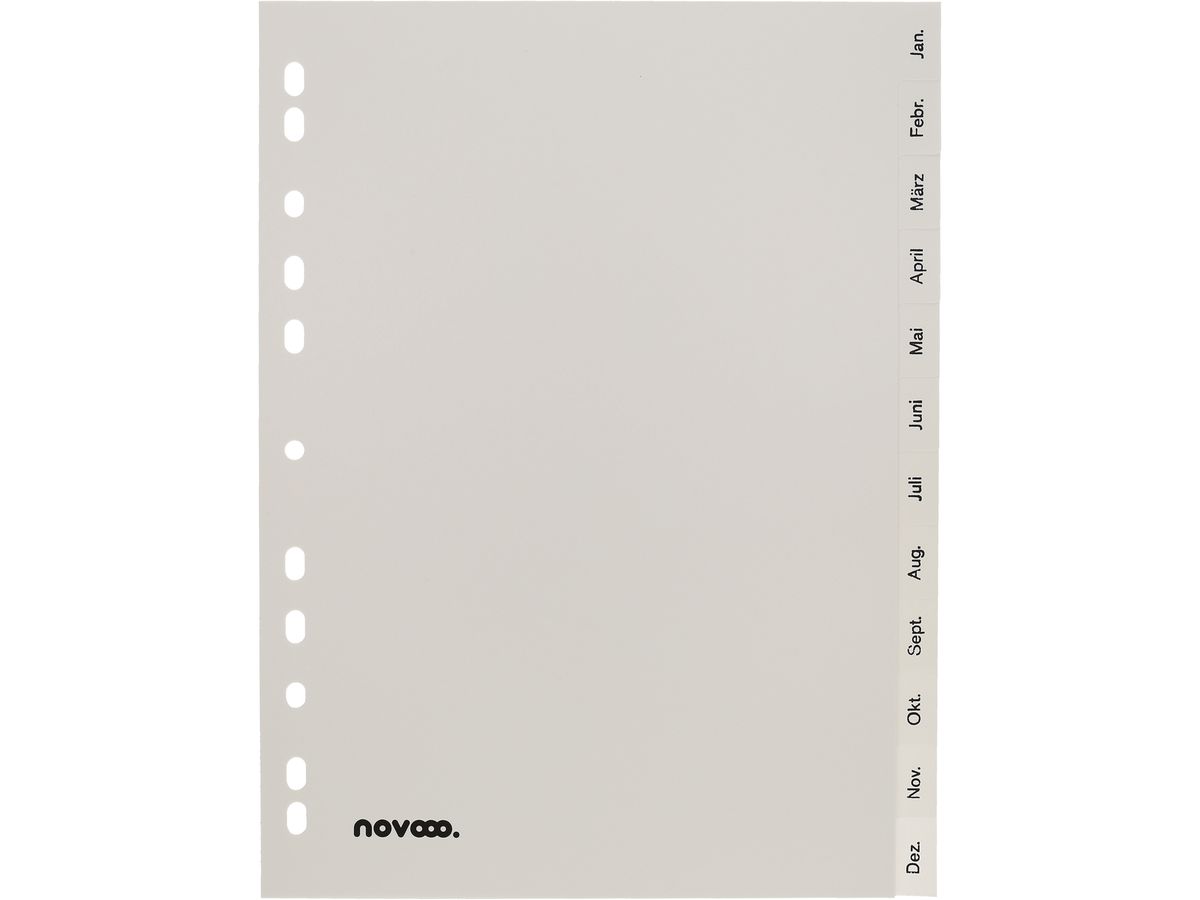 NOVOOO Register PP A4 41001 weiss Jan-Dez DE (9010729032597)