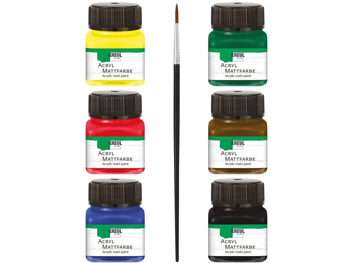 KREUL Set Mattfarbe 75600 6x20ml (4000798756000)