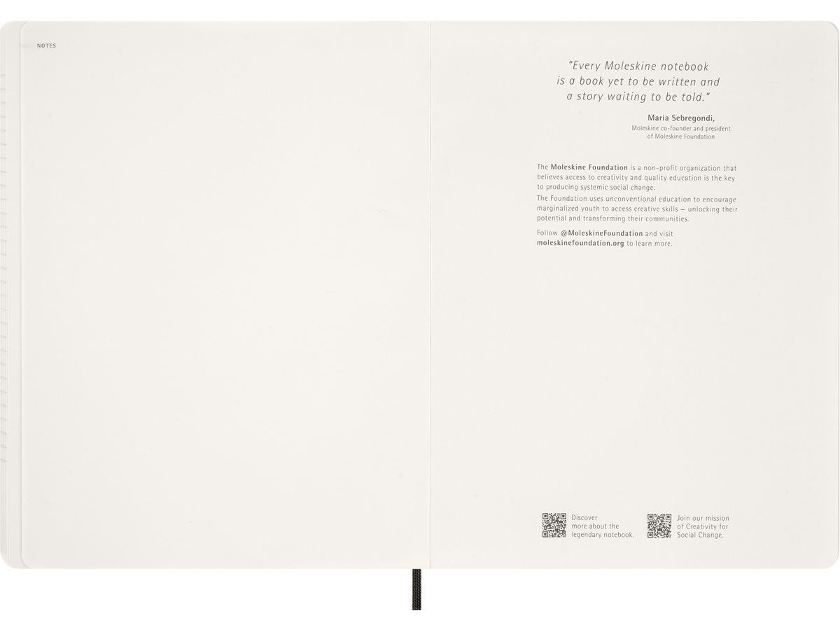 MOLESKINE Agenda Essential XX-Large 2026 DSESNB12WN7Y26 1S/2P nero SC 21.6x27.9cm (8056999276515)
