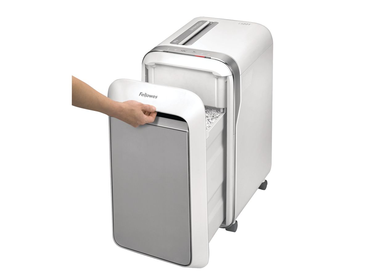 FELLOWES Distruggi docum. Powershred 514201 LX221, bianco, P-5, 30lt (0043859755639)