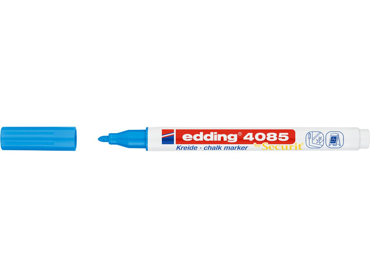 EDDING Chalk Marker 4085 1-2mm 4085-010 bleu clair (4057305036353)