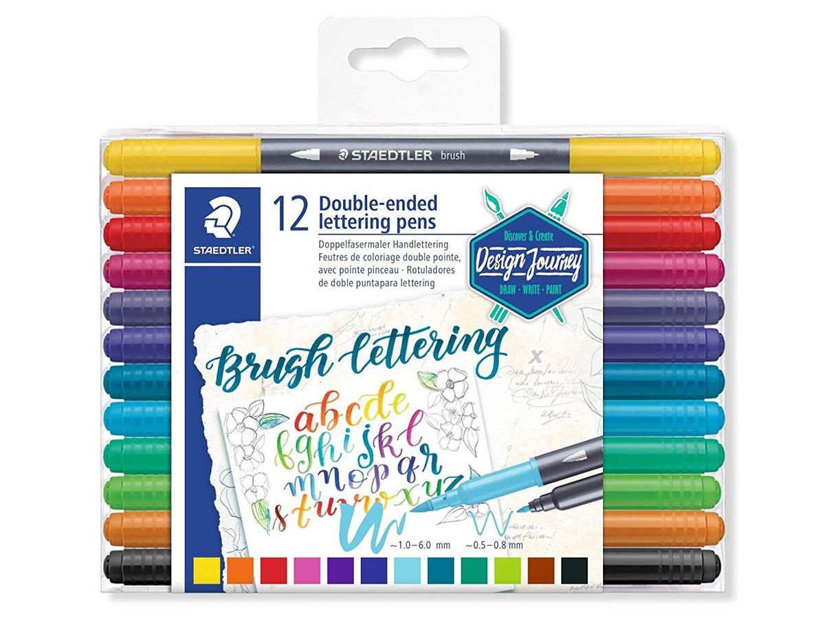STAEDTLER Penna fibra Handlettering 3004TB12 Design Journey, 12 pezzi (4007817042854)