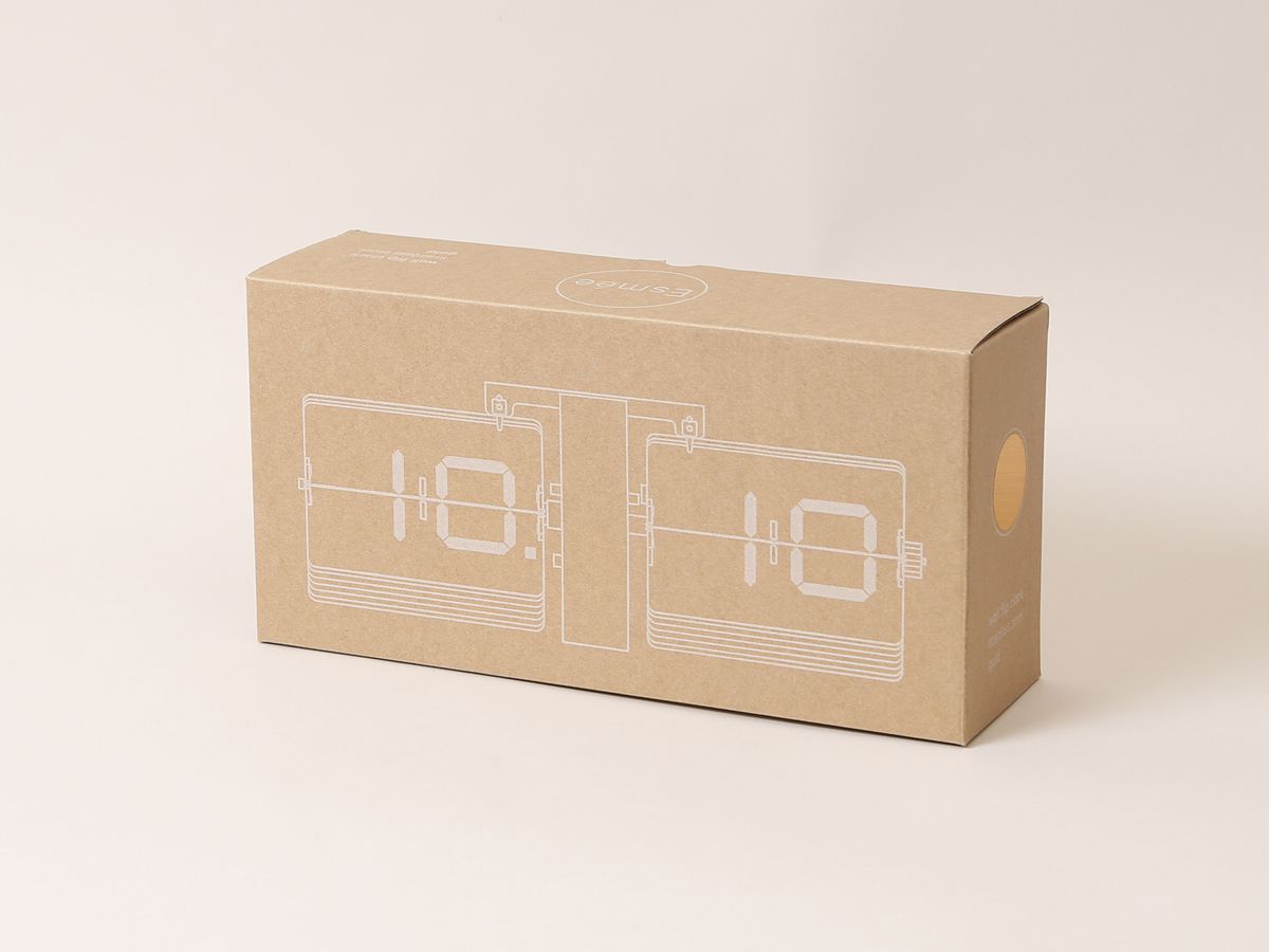 ESMEE Orologio a parete Flip Clock 240.006.02 oro (7611983195442)