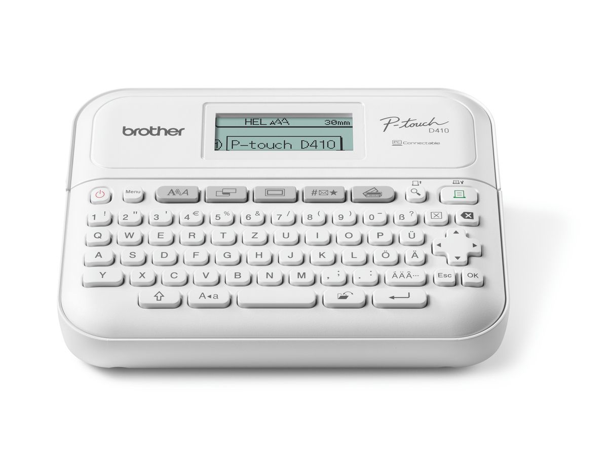 PTOUCH Beschriftungsgerät PTD410 weiss (4977766823425)