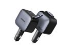 UGREEN Fast Car Charger 2-Port 145W 55910B Retractable Cable (6941876271405)
