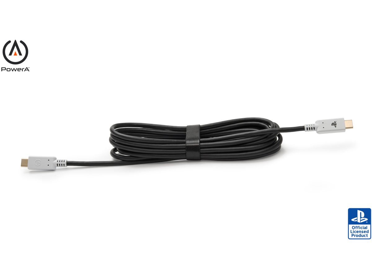 POWER A Charging Cable for PS5 PSAC0372-01 USB-C to USB-C (0617885107818)