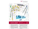 TOMBOW Bloc Layout A4 PB-LAYOUT blanc, 75g 75 flls. (4003198950252)