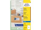 AVERY ZWECKFORM Etiquettes adr. 199,6x289,1mm J8167-25 blanc 25 pcs. (4004182047958)