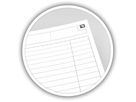 OXFORD Carnet spirale A4+ 100104036 ligné 6mm, 80g 80 flls. (3020120012025)