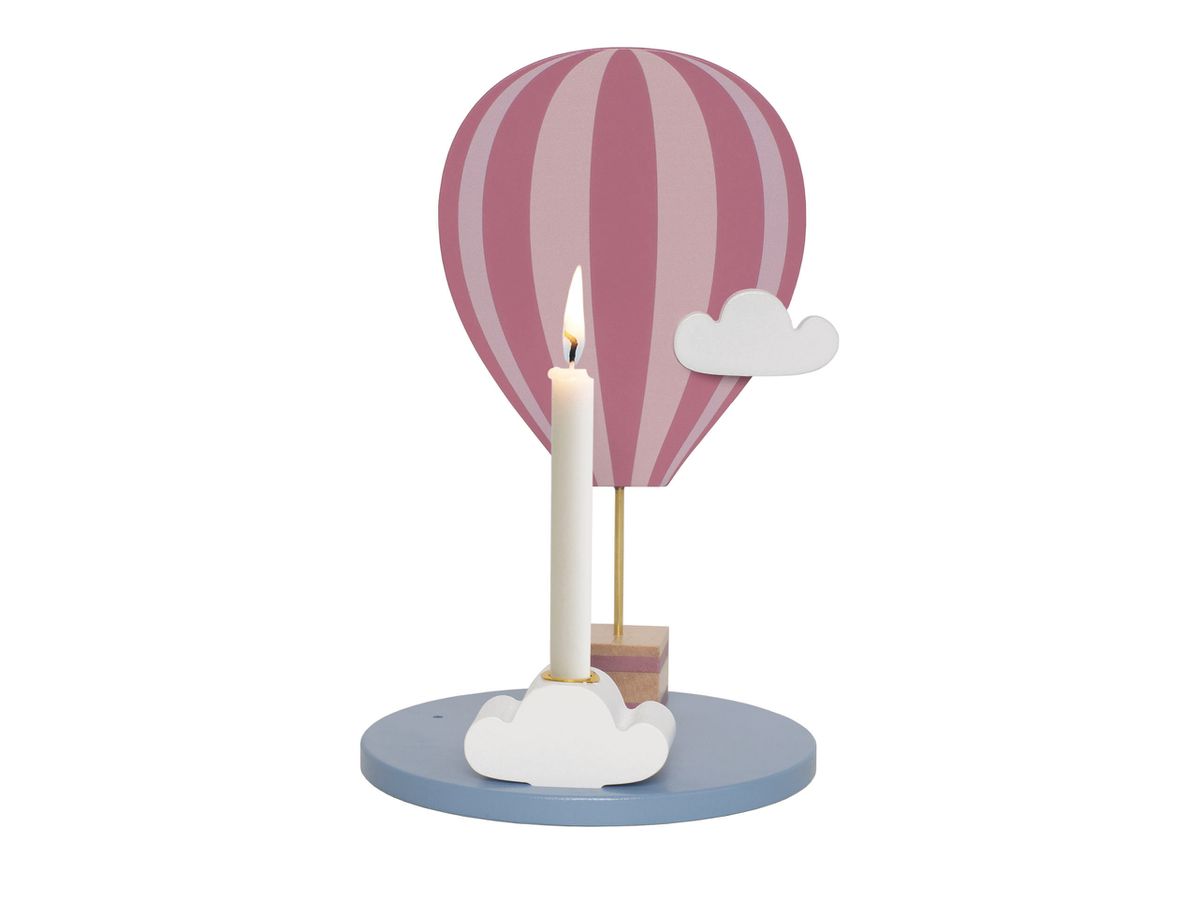 JABADABADO Décoration d'anniver. 15x15cm T329 Ballon à air rose (7332599003296)