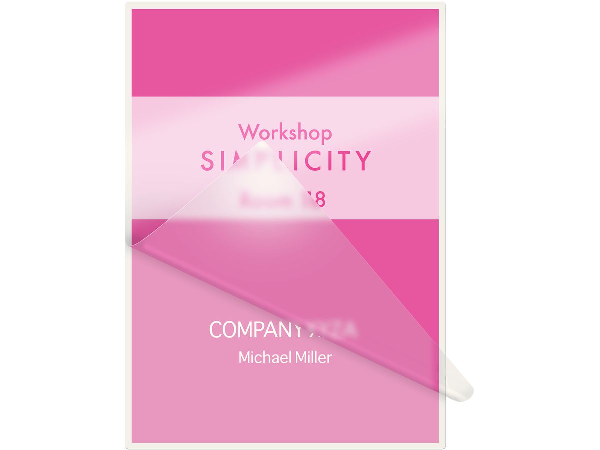 LEITZ Pochettes à plastifier A4 16925 brillant, 125my 100 pcs. (5411313169257)