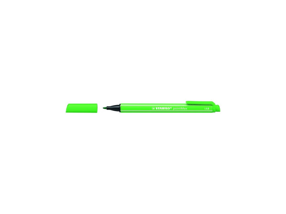 STABILO Fineliner PointMax 0.8mm 488/43 verde (4006381503341)