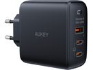AUKEY OmniaMix II 65W GaN PD PA-B6T BK 3-Port, Wall Charger Black (0689323784783)