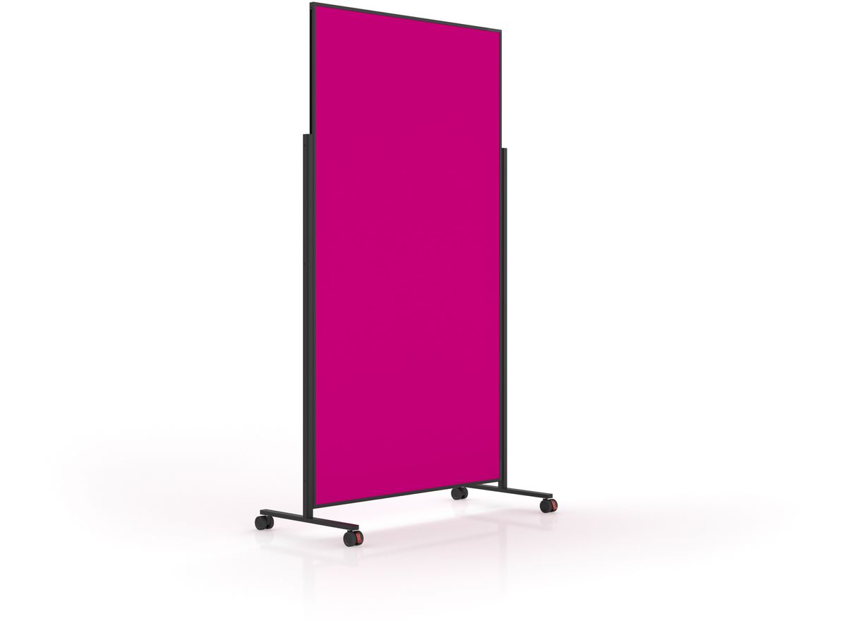 MAGNETOPLAN Design-Moderatorentafel VP 1181218 pink, Filz 1000x1800mm (4013695064215)
