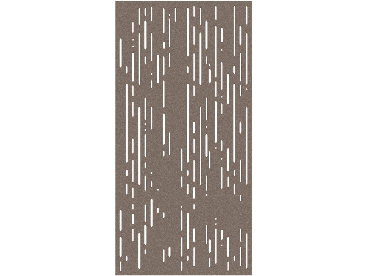 SUONO Trennwand XL 120x240x1.2cm 1211.X12.3902 CURTAIN, LINES, braun 2 Stk. (7640439763539)