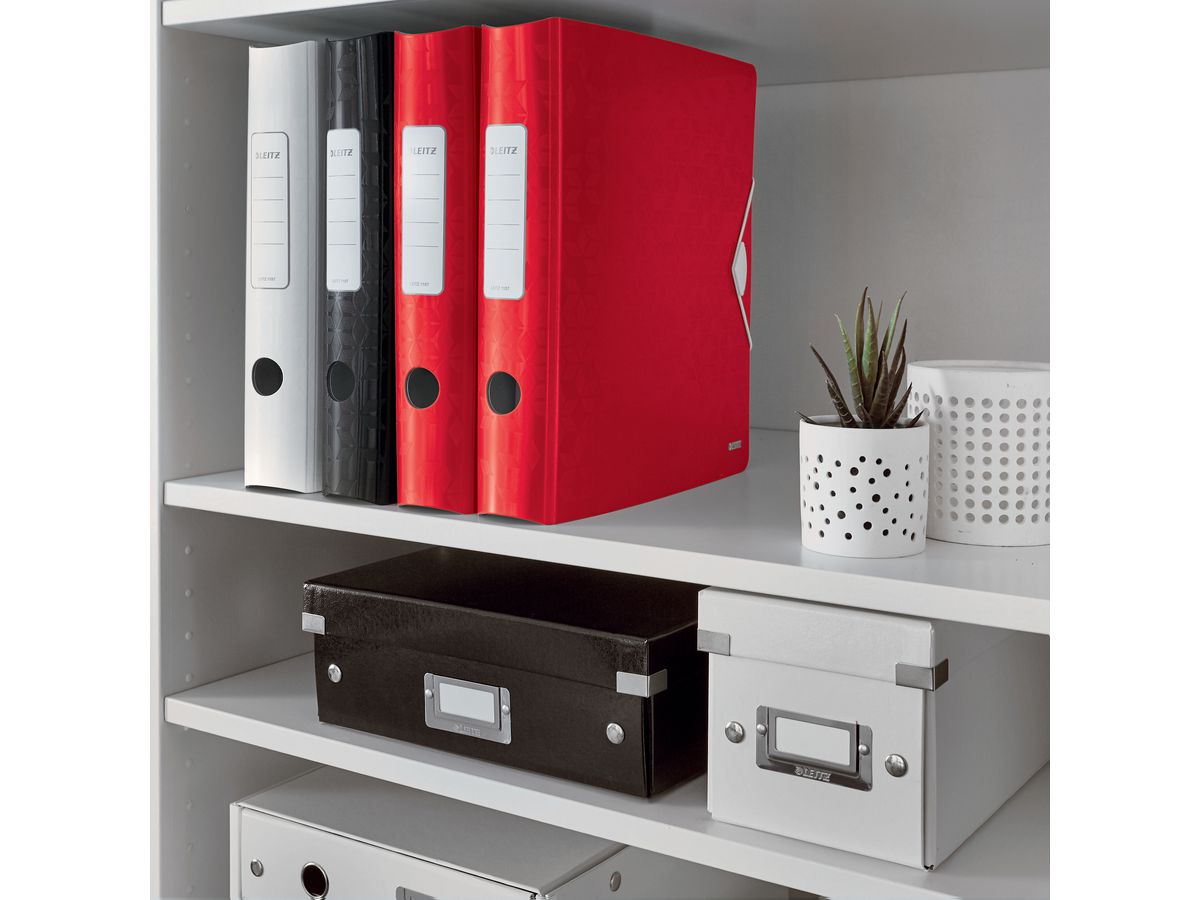 LEITZ Raccoglit. WOW Act. 180° 6.5cm 1107-00-26 rosso A4 (4002432135028)