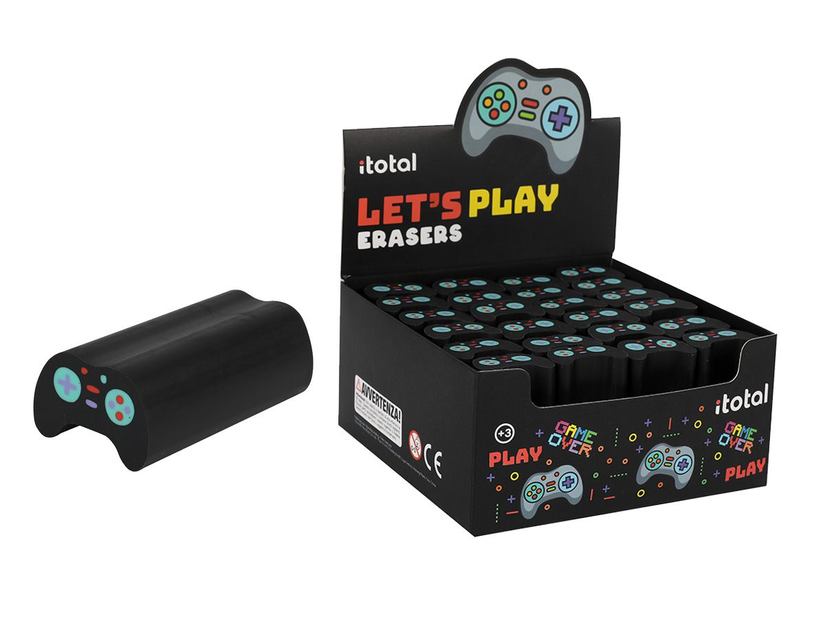 I-TOTAL Gomma 2.3x6cm XL1804F Let's Play (8059037071806)