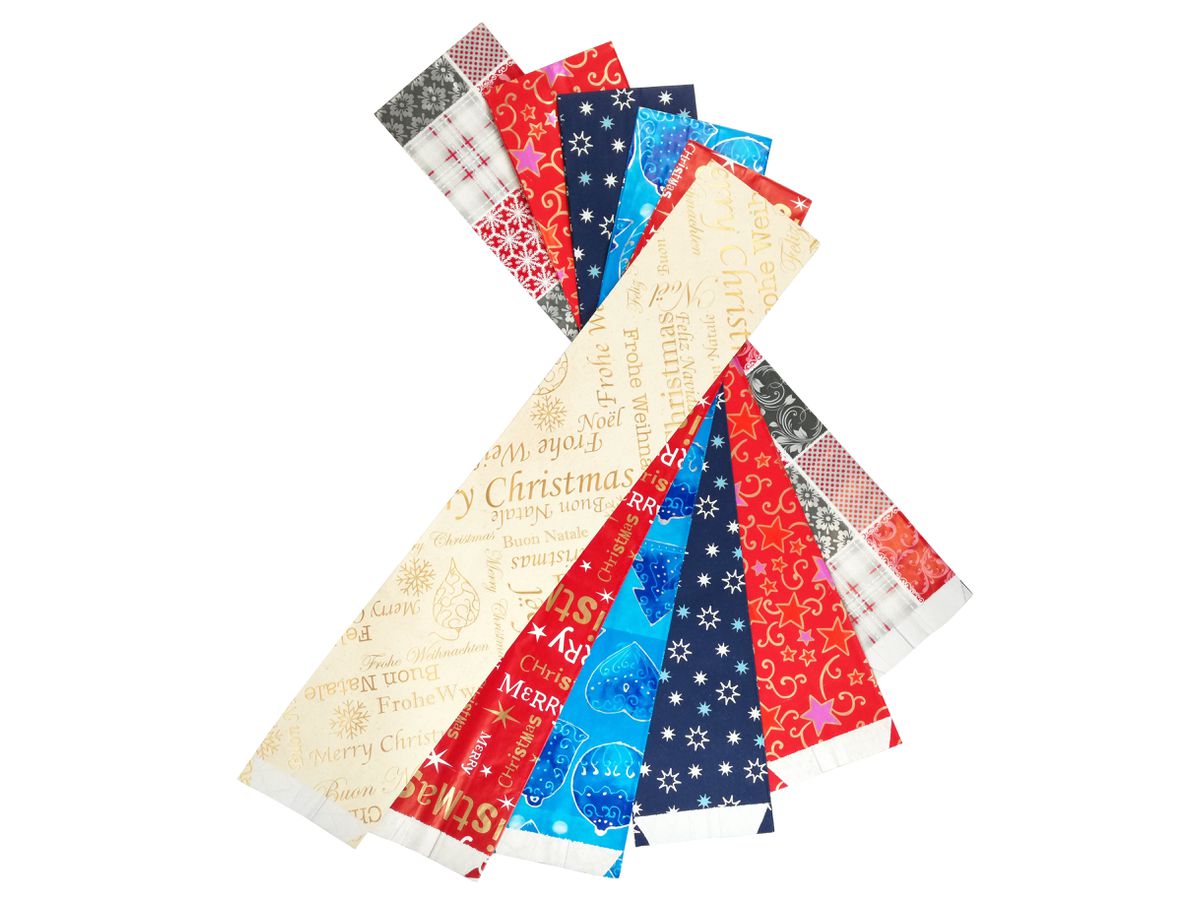 NEUTRAL Sacch. bottiglia 9x7x48cm 953 Motive ass. X-MAS 6 pezzi (7610981101974)