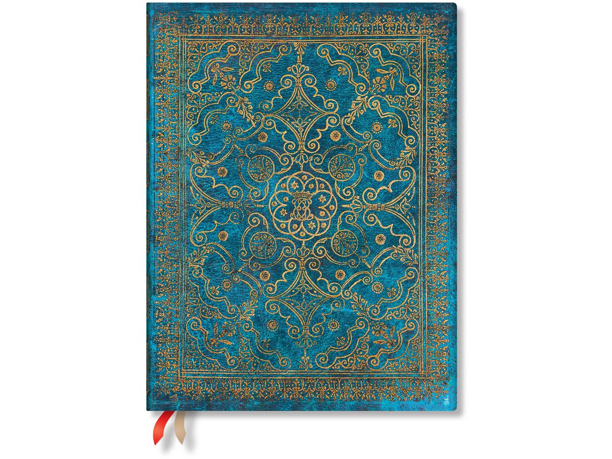 PAPERBLANKS Agenda Azurblau 2026 DD0635-1 1T/1S TAG Ultra HC DE 18x23cm (9780349706351)