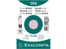 EXACOMPTA Schede rugoso A7 10830SE rosato 100 pzi. (3130639108307)