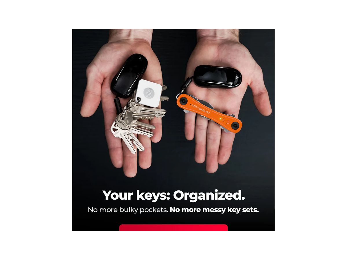 KEYSMART iPro V3 KS431-ORG-V3 Apple Find My, Orange (0810024058655)