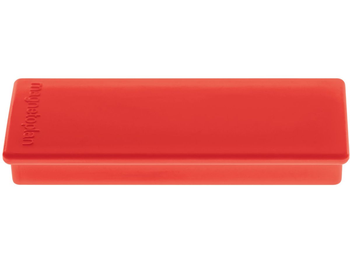 MAGNETOPLAN Supp. Calamita Rettang. 1665106 rosso 10 pezzi (4013695011172)