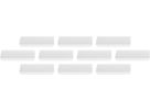 MAGNETOPLAN Supp. Calamita Rettang. 1665100 bianco 10 pezzi (4013695011134)