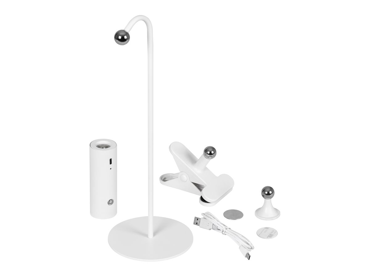 HANSA Lampe de table Flare Spot 41-5011.204 blanc (7612176093224)