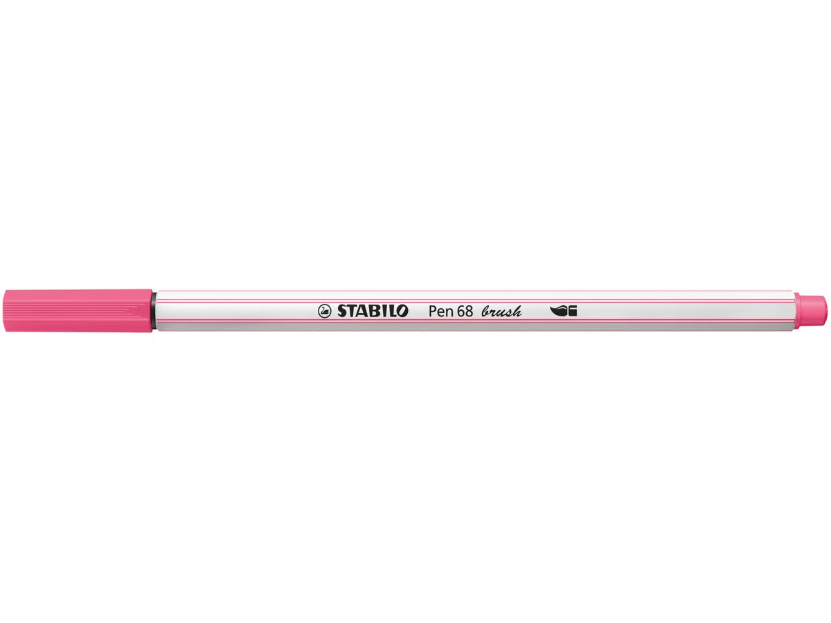 STABILO Penna Fibra 68 brush 568/29 pink (4006381583992)