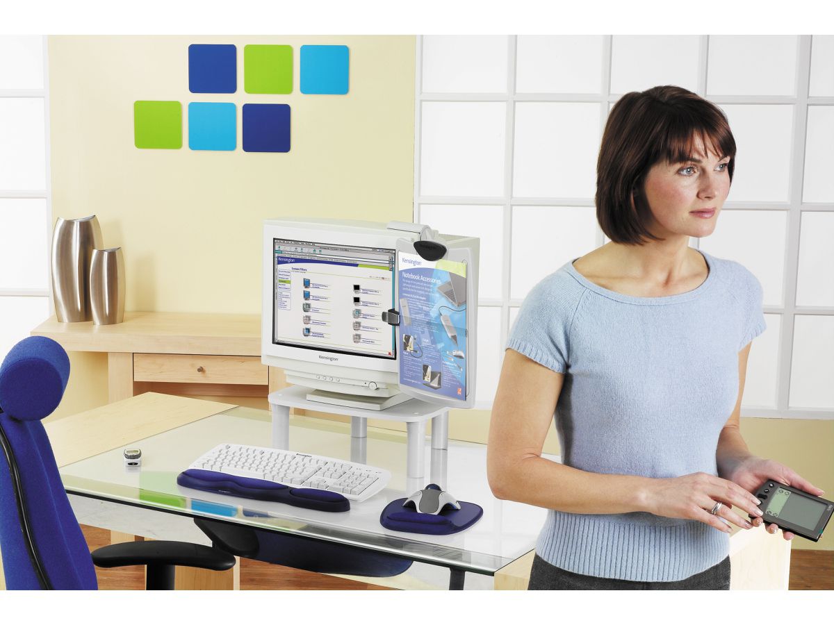 KENSINGTON Schaumstoff-Mousepad 62384 with wirst rest blk (0636638006284)