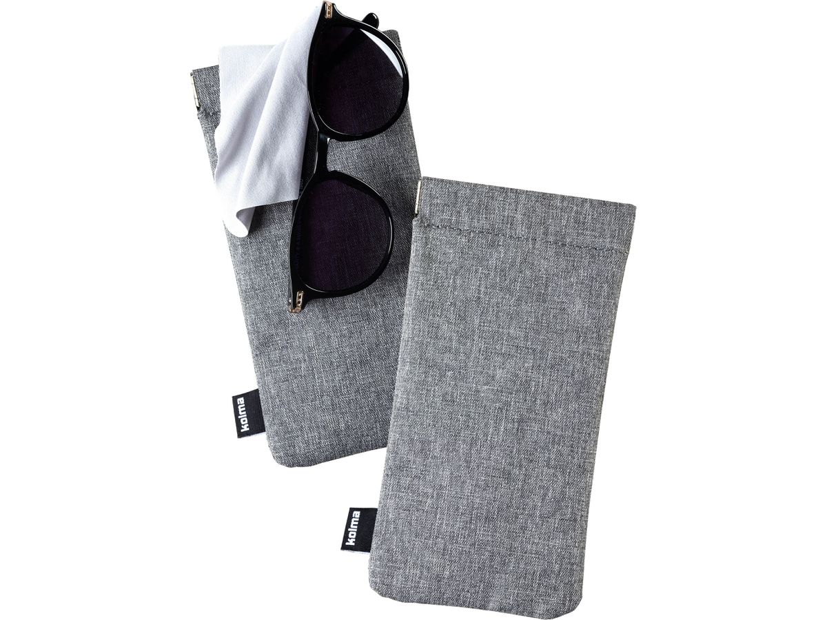 KOLMA Custodia per occhiali RPET 14.304.03 grigio PET ricic. 18.2x9x6mm (7611967140109)