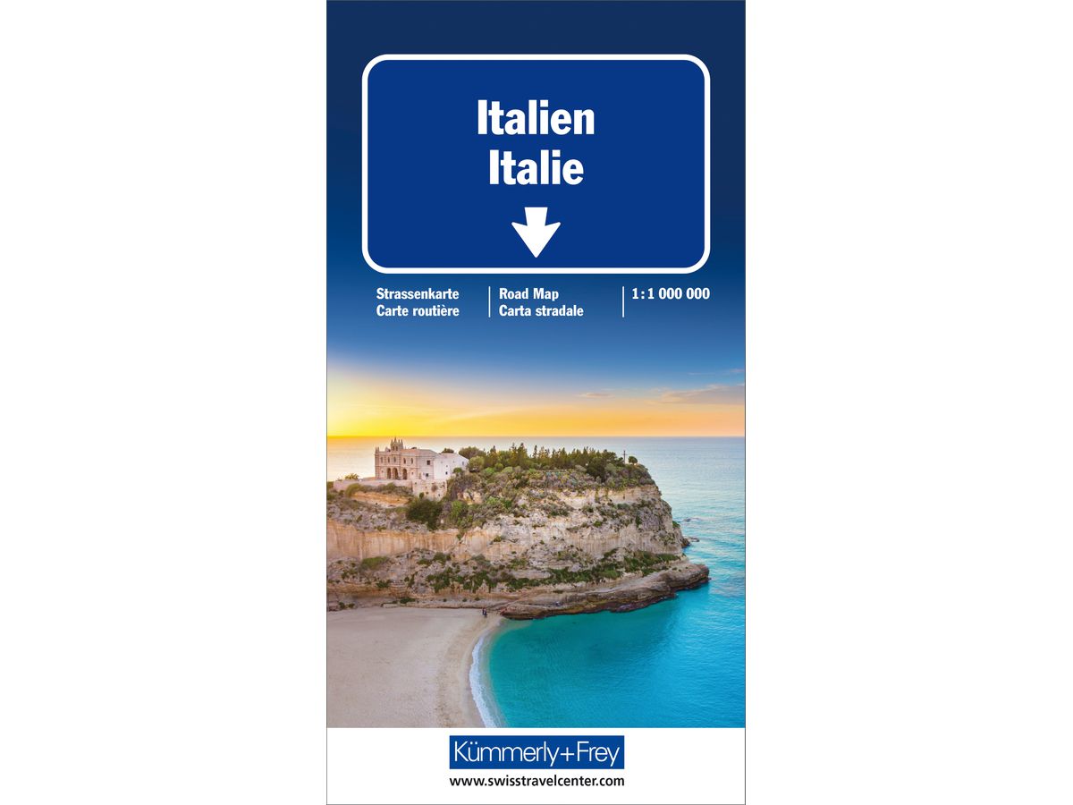 KÜMMERLY+FREY Strassenkarte 325901829 Italien 1:1'000'000 (9783259018293)