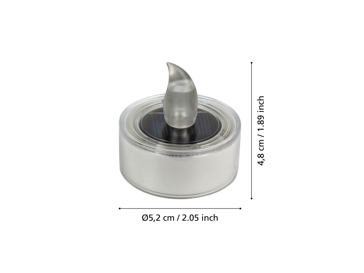 EGLO Bougies à rèchaude LED 48766 blanc 3 pcs. (9002759487669)