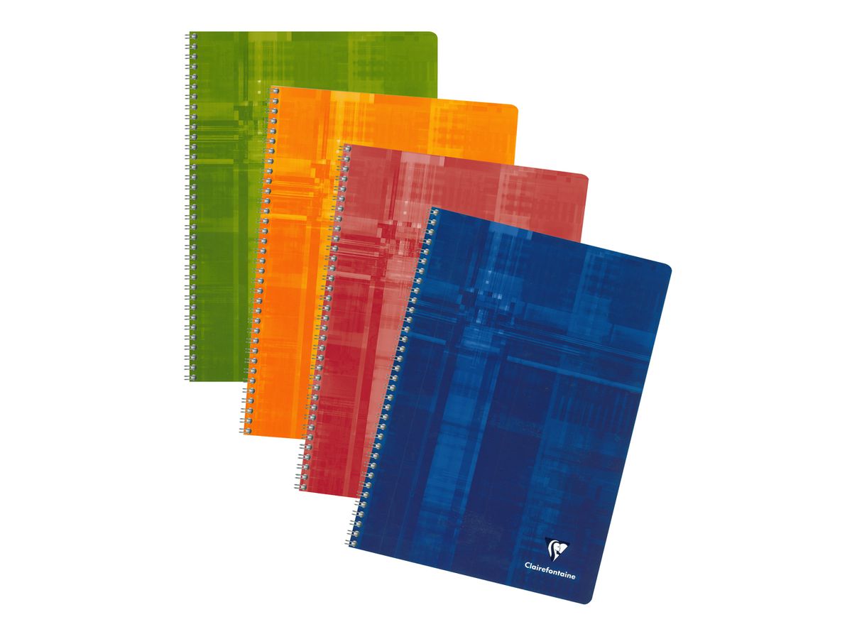CLAIREFONTAINE Taccuino spirale ass. A4 81444 4mm 50 fogli (3329680814446)