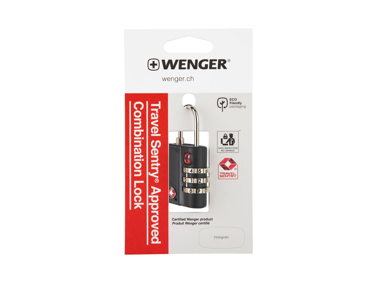 WENGER Travel Sentry Approved 604563 3-Dial Combination Lock (7613329051450)