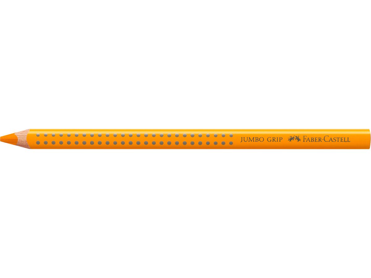 FABER-CASTELL Crayons Jumbo GRIP 110909 chrome foncé jaune (4005401109099)