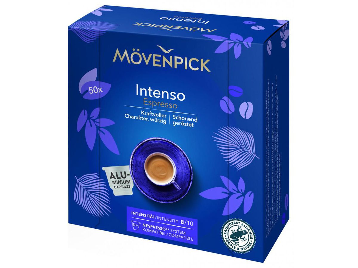 MÖVENPICK Capsule di caffè 10.02082 Intenso 50 pz. (7640126173085)