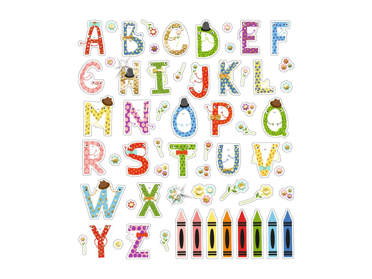 URSUS Glitzer-Sticker FUN Mot. 04 59540004F 156 sticker (4008525245254)