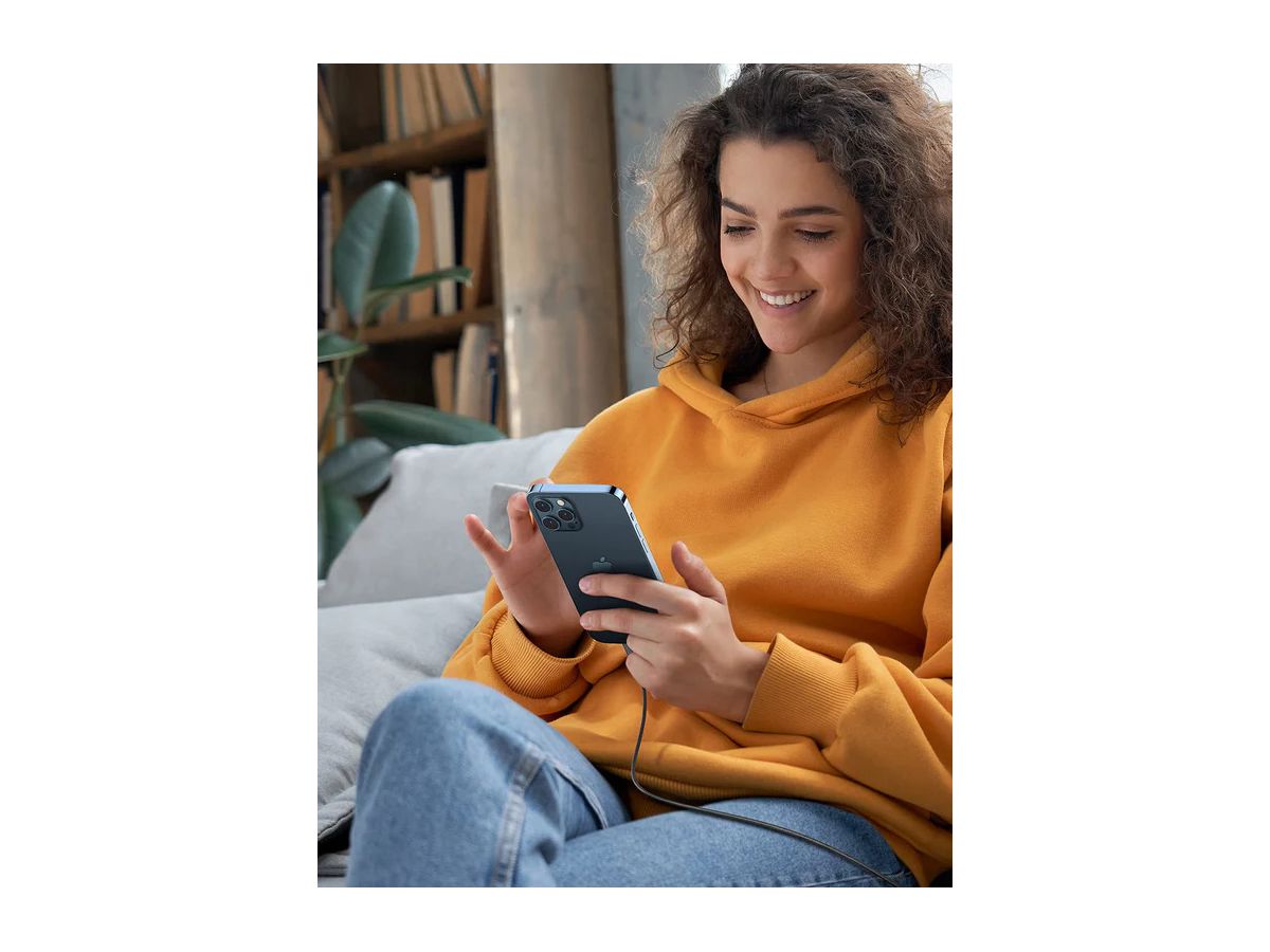 UGREEN Cable USB-C-Lightning PD 60759 1m,Fast Charging,3A Max,Bl. (6957303867592)