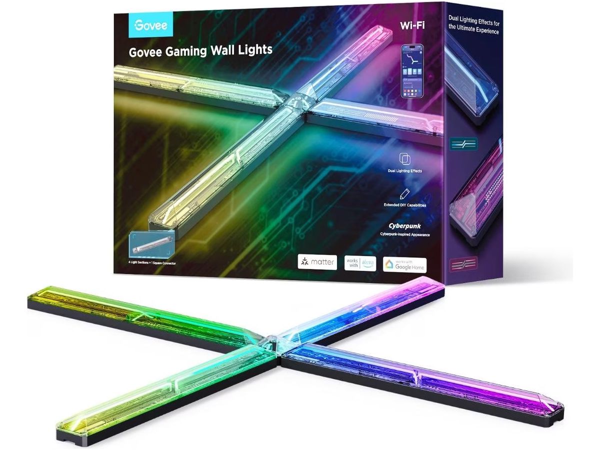 GOVEE Gaming lampe murale 4 Stück H6063312 avec connecteur (6974316999997)