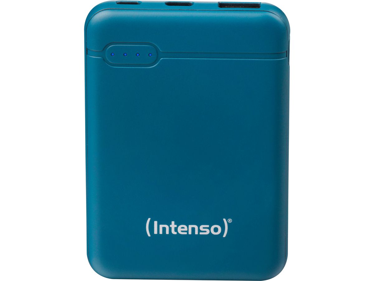 INTENSO Powerbank XS5000, petrol 7313527 5000 mAh, USB-A, USB-C (4034303028283)