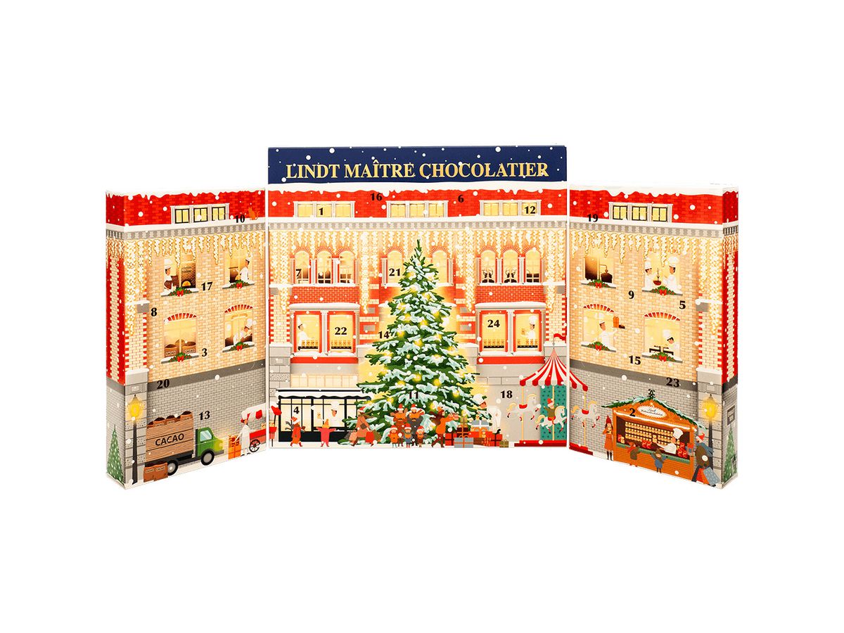 LINDT Calendario dell'Avvento 657729 Fabbrica 304g (9003600562290)