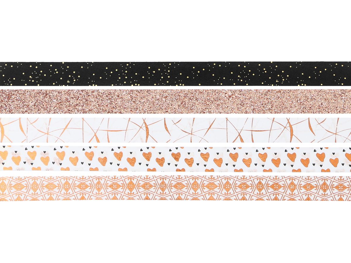 I AM CREATIVE Washi Tape Set 4085.106 Shine 5 pièces (7611983193936)